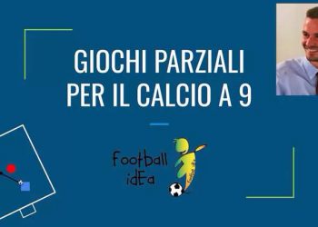 GIOCHI PARZIALI PER IL CALCIO A 9: recuperare la palla tramite pressing offensivo